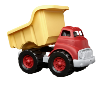 Green Toys | dump truck - yellow/red