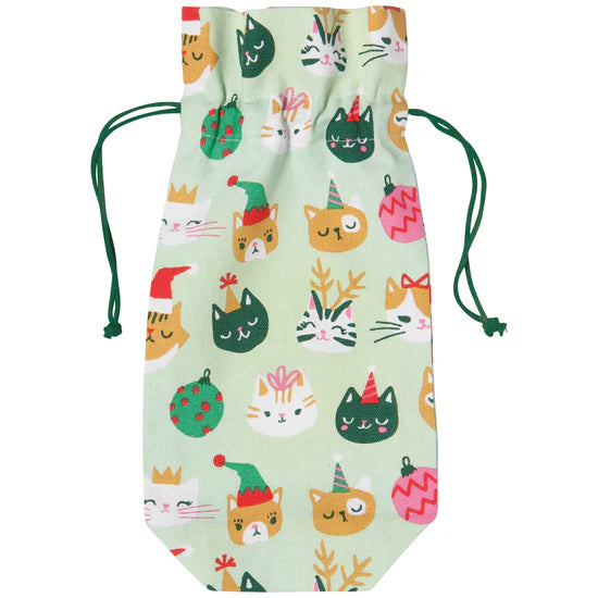 Wine Bag Set of 2 | Let it Meow