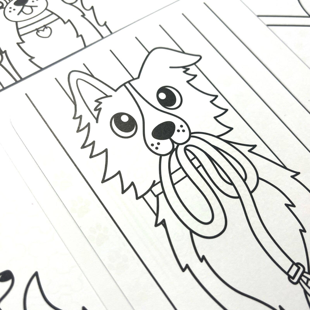 Undercover Art Hidden Patterns Coloring Activity - Dog Days