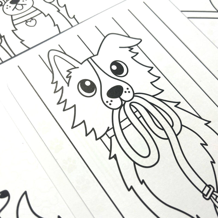 Undercover Art Hidden Patterns Coloring Activity - Dog Days