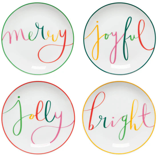 Appetizer Plates Set of 4 | Merry Everything