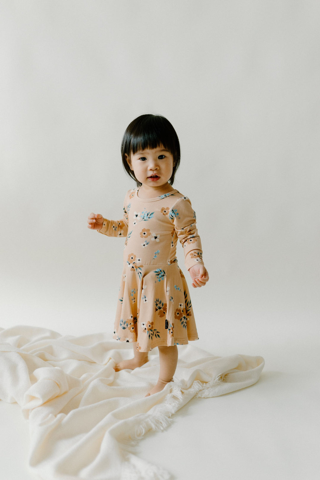 Long Sleeves Twirl Dress | floral