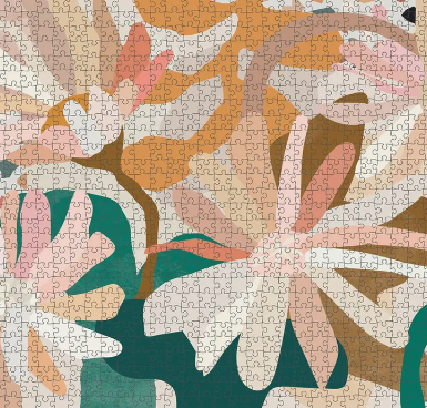 1000 Piece Puzzle | flower bed