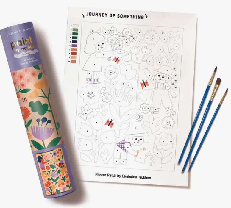 Kids Paint By Numbers | flower patch