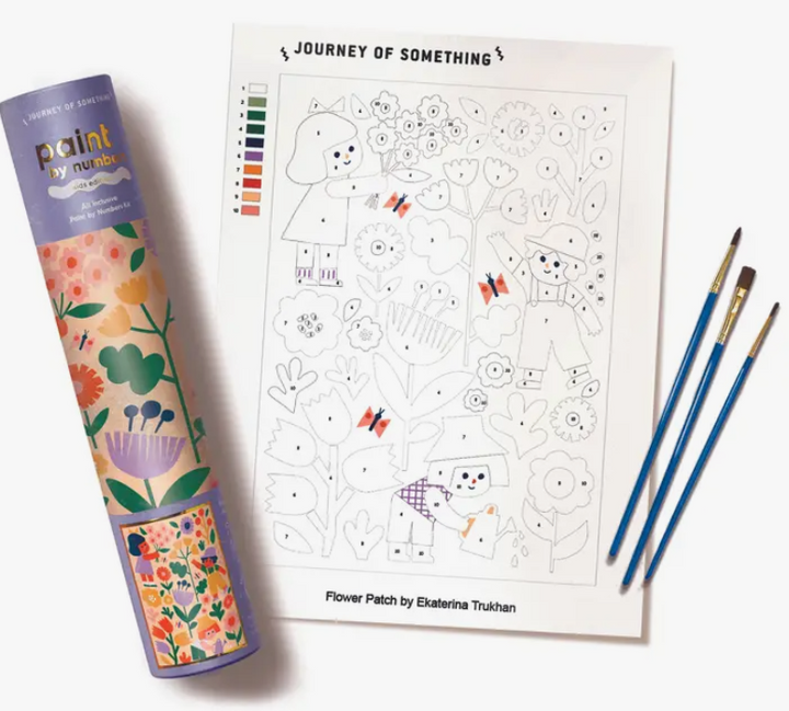 Kids Paint By Numbers | flower patch