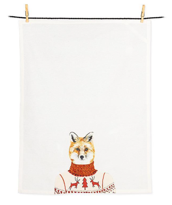 Dressed Fox Kitchen Towel