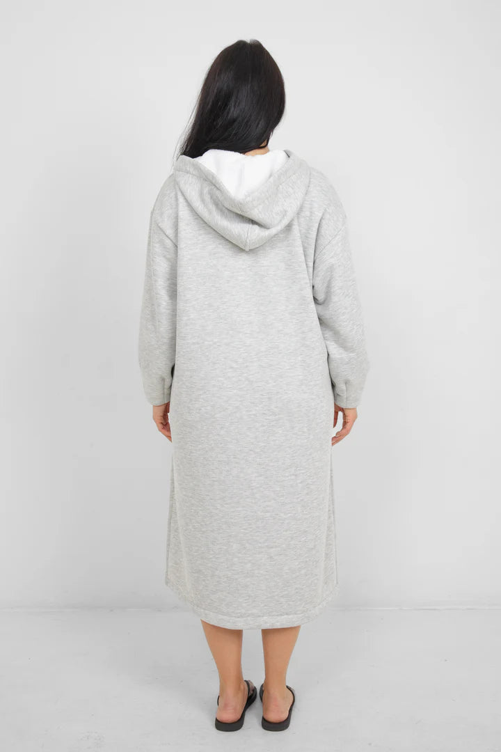 The Rails Terry Zip Coverup with Hood| grey