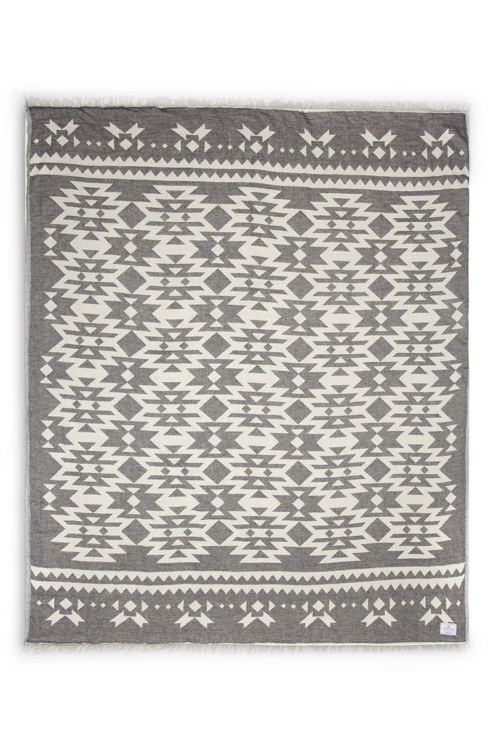 The Coast Fleece Throw | granite