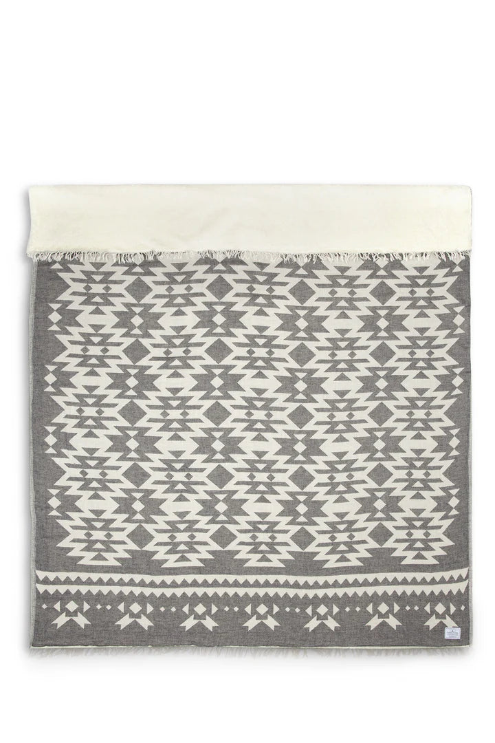 The Coast Fleece Throw | granite