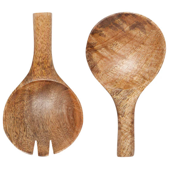 Wood Salad Servers | Nosh Mango | Set of 2