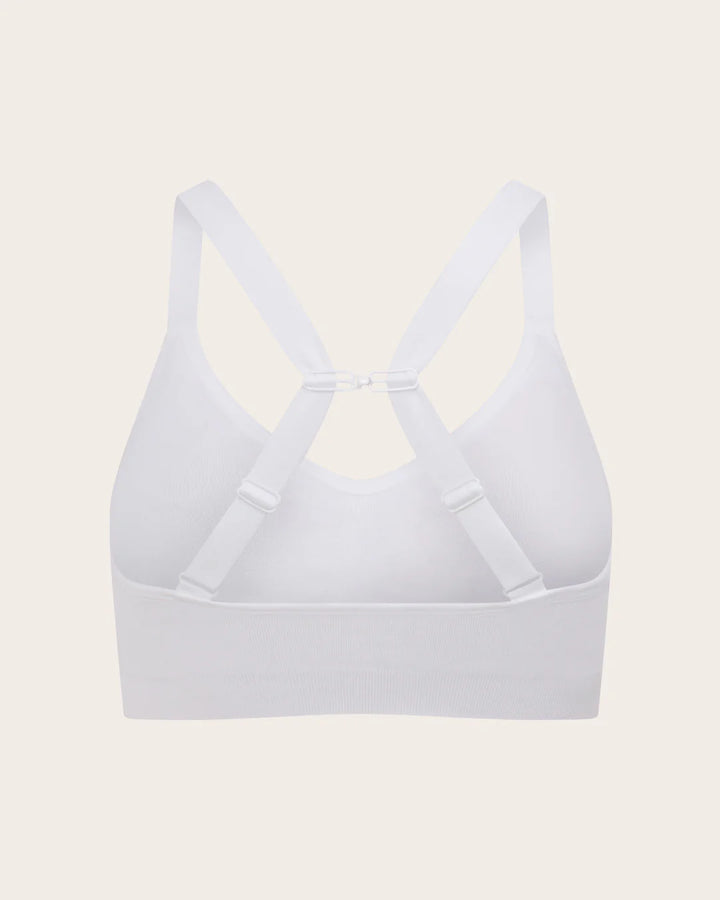 Full Bust Wireless T-Shirt Bra | white