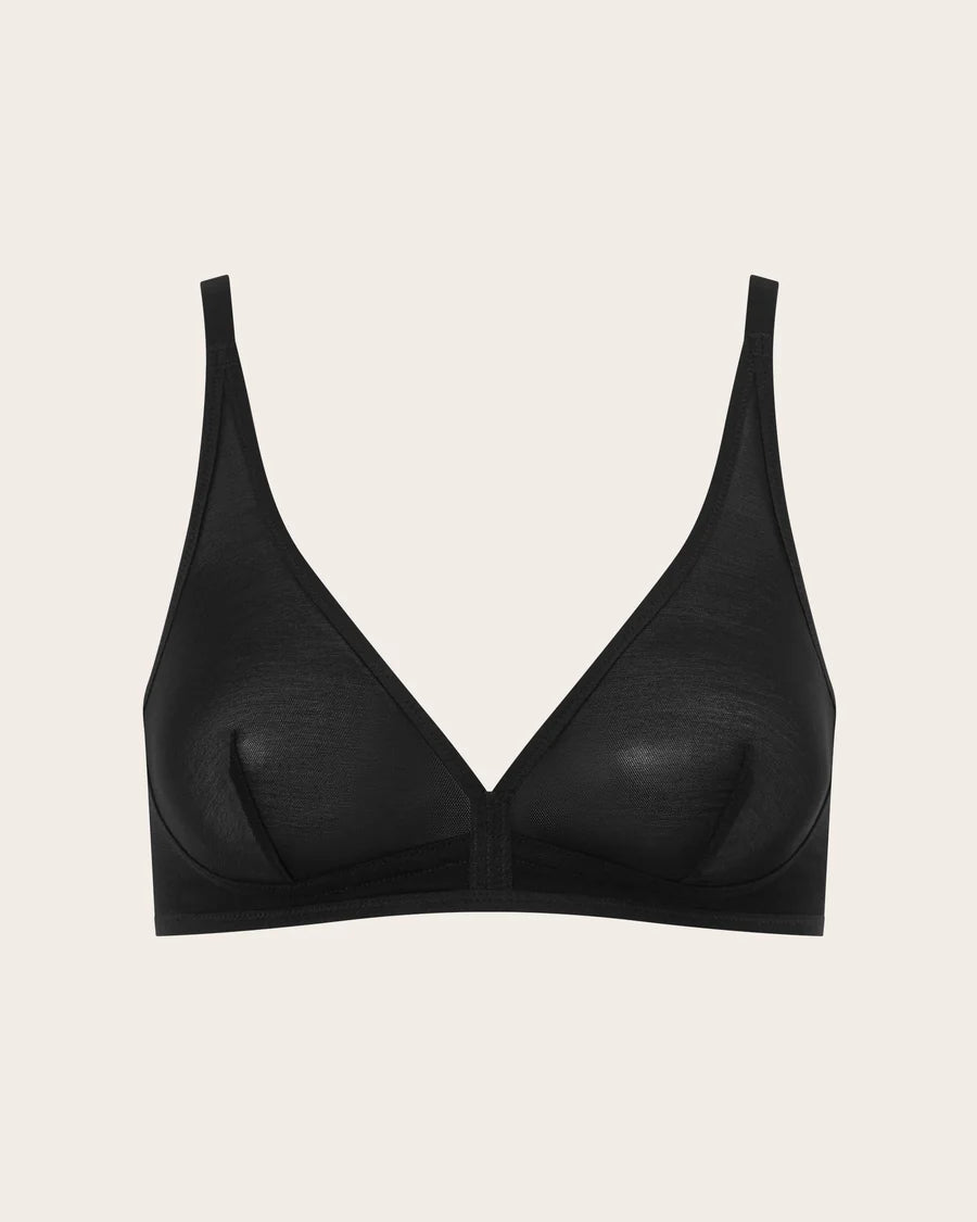 BOODY | FreeMesh Plunge Bra | black