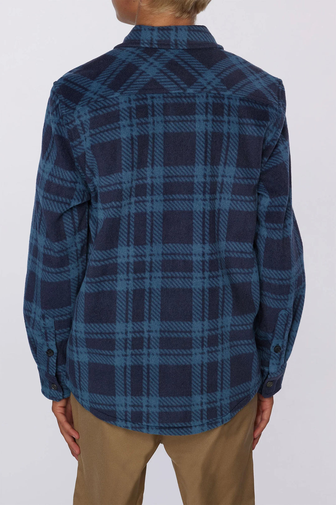 O'Neill Kids | Glacier Plaid Shirt | navy