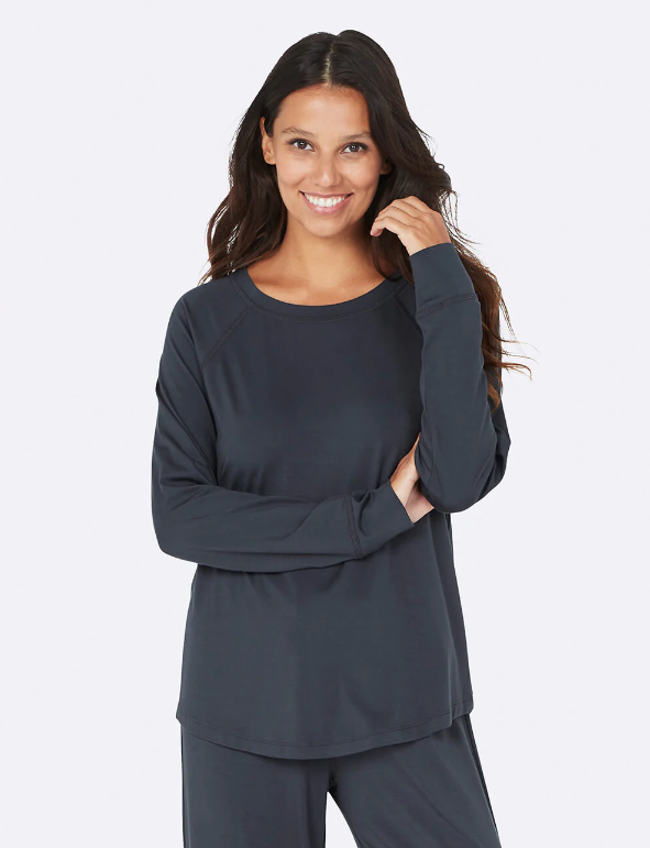 Goodnight Raglan Sleep Top | storm