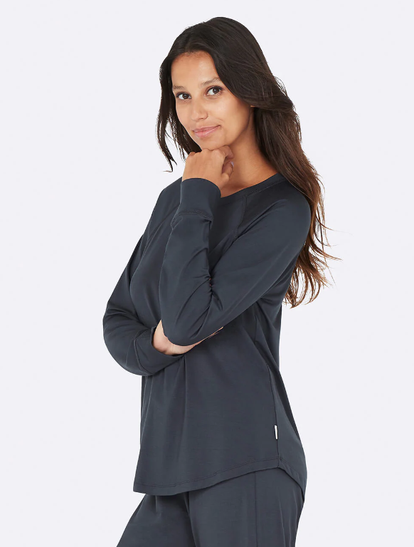 Goodnight Raglan Sleep Top | storm