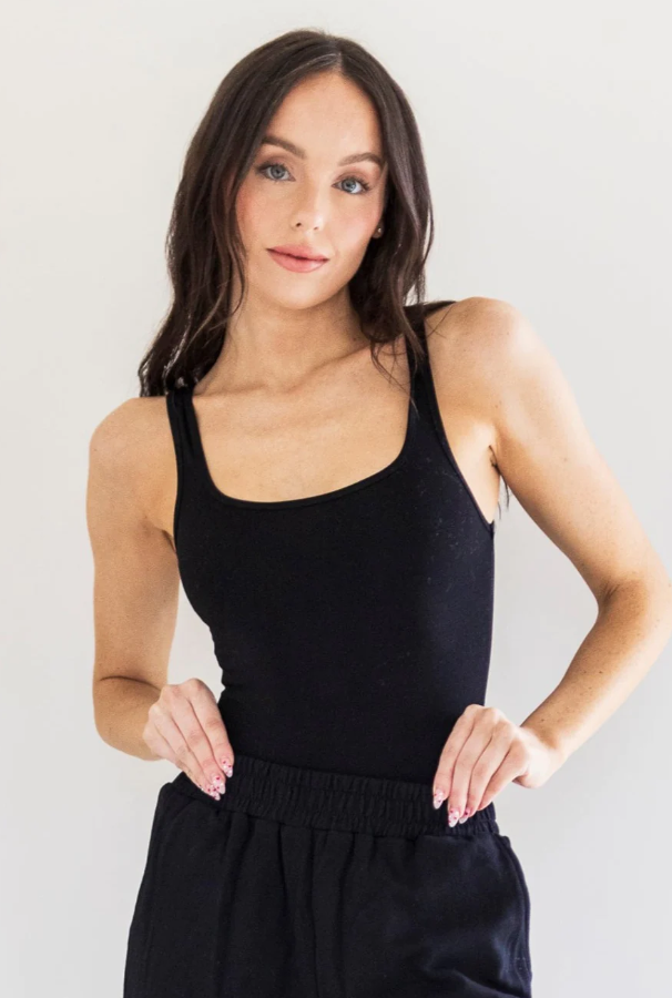 PRIV | HANNAH BODYSUIT | BLACK
