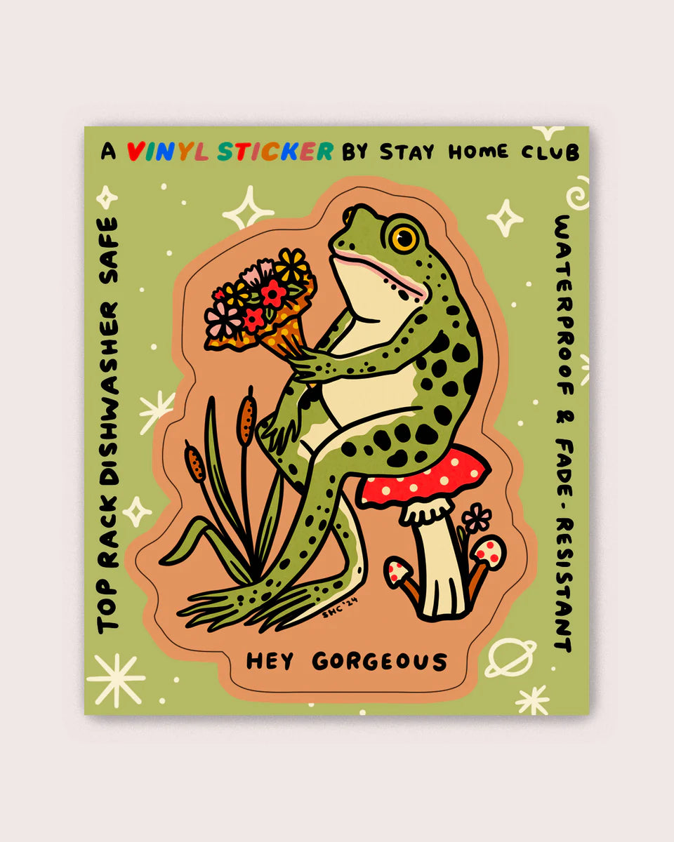STAY HOME CLUB - STICKER - HEY GORGEOUS