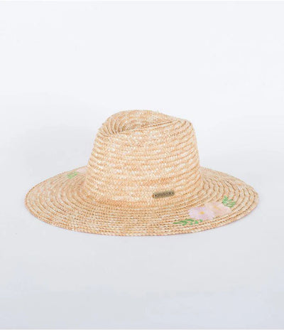 In Bloom Straw Hat - Washed Coral