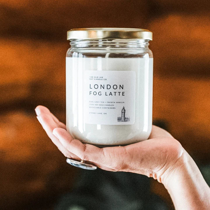 OLD JAR CANDLE CO | SOY CANDLE | LONDON FOG LATTE
