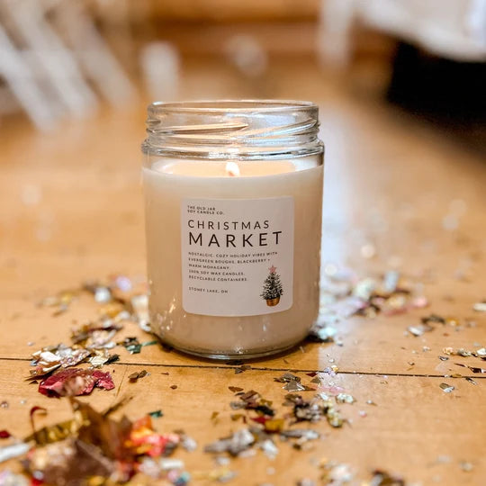 OLD JAR CANDLE CO | SOY CANDLE | CHRISTMAS MARKET