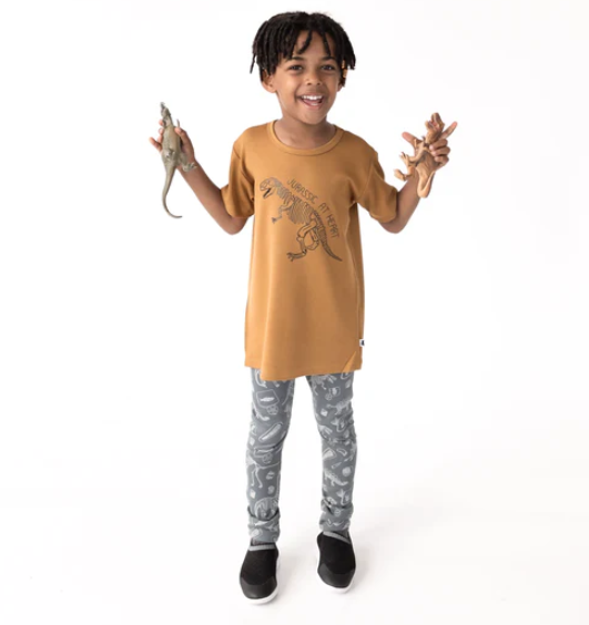 Jurassic at Heart Slim-Fit T-Shirt | umber