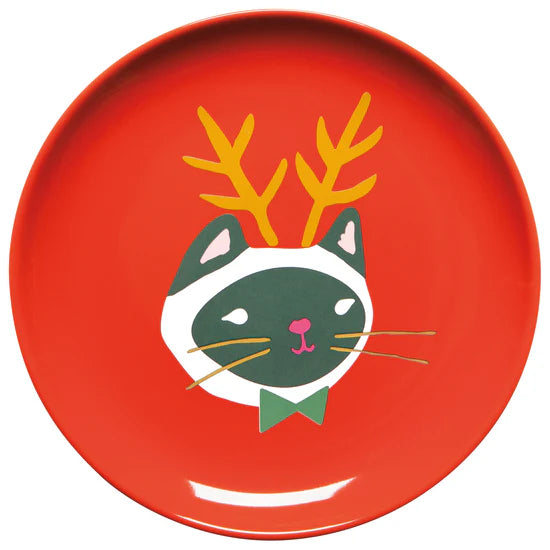 Appetizer Plates Set of 4 | Let it Meow