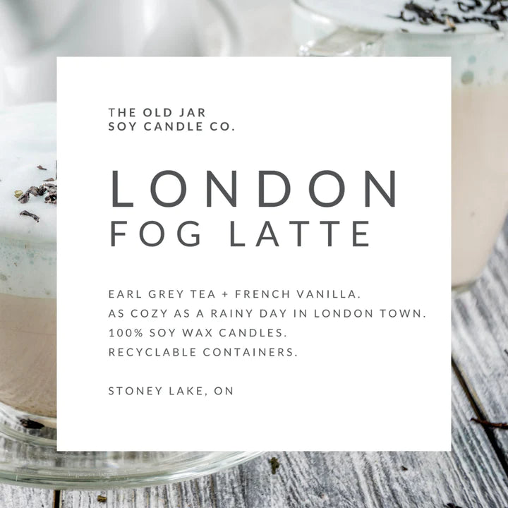 OLD JAR CANDLE CO | SOY CANDLE | LONDON FOG LATTE