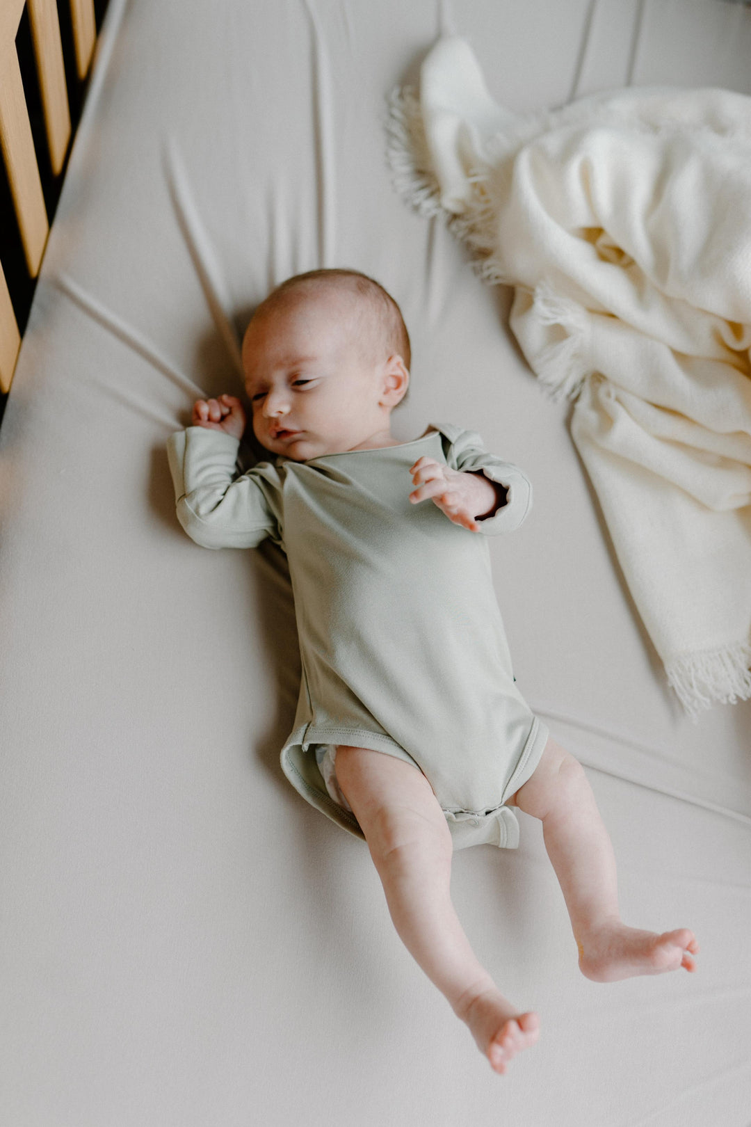 Long Sleeve Onesie | sage