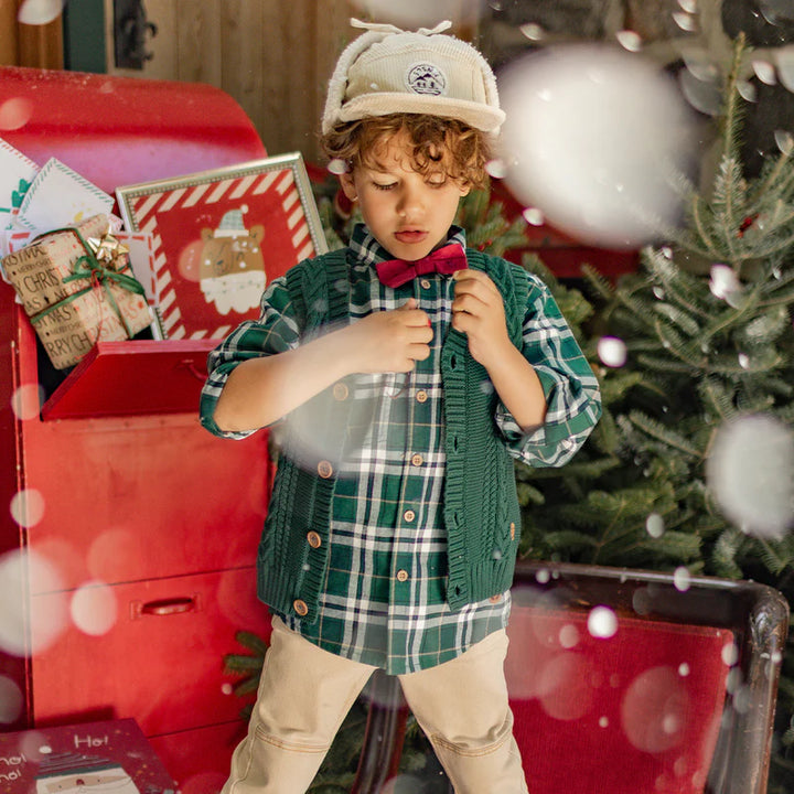 Souris Mini | Green Plaid Shirt