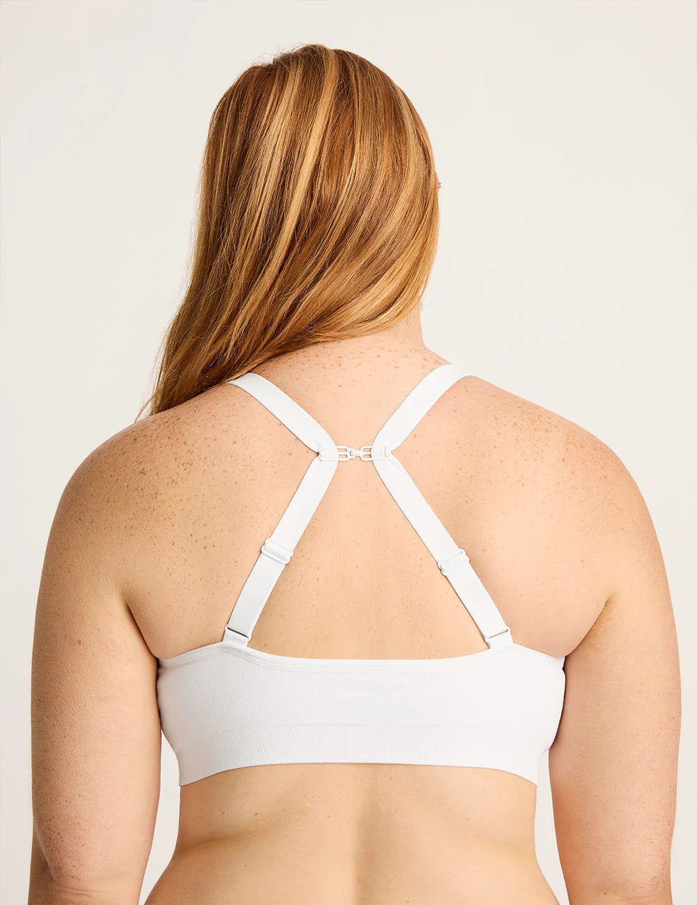Full Bust Wireless T-Shirt Bra | white