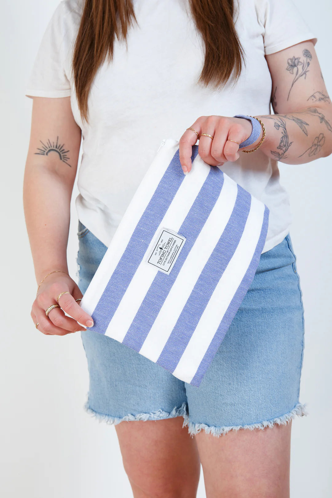Tofino Towel | The Mira Small Wet-Dry Bag | blue