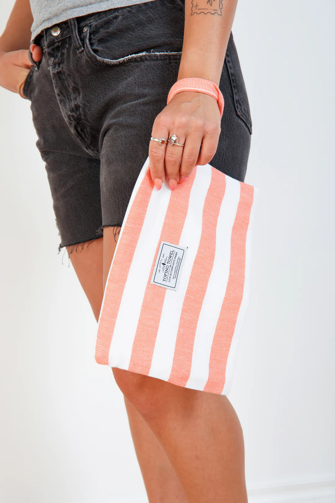 Tofino Towel | The Mira Small Wet-Dry Bag | coral