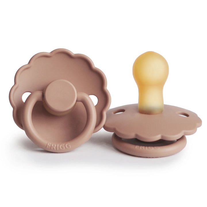 2 Pack - FRIGG Daisy Natural Rubber Baby Pacifier | 4 Colour Options