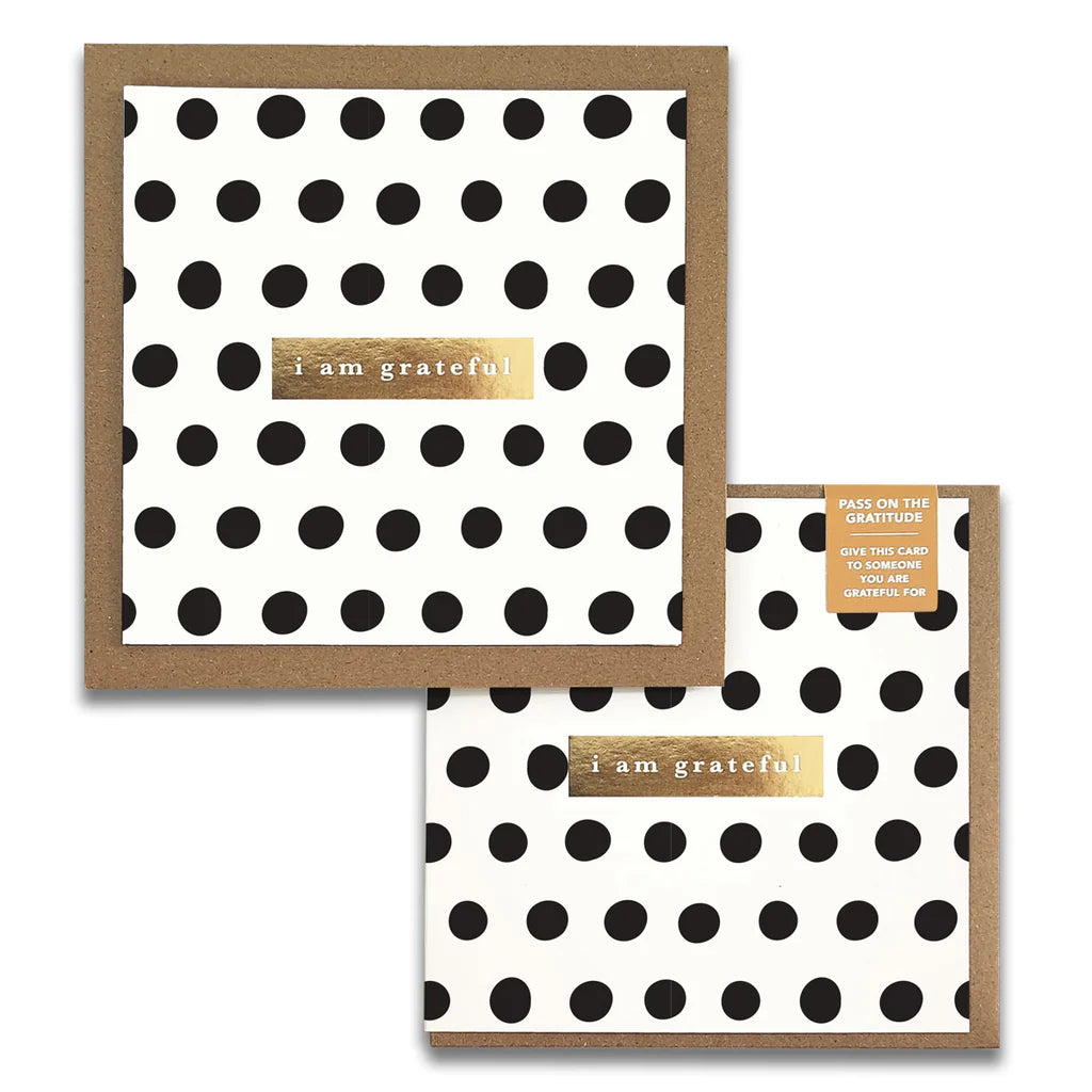 MAYLAY CO - GREETING CARD - DOTS MONOCHROME