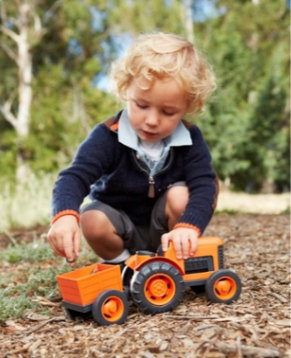 Green Toys | orange tractor
