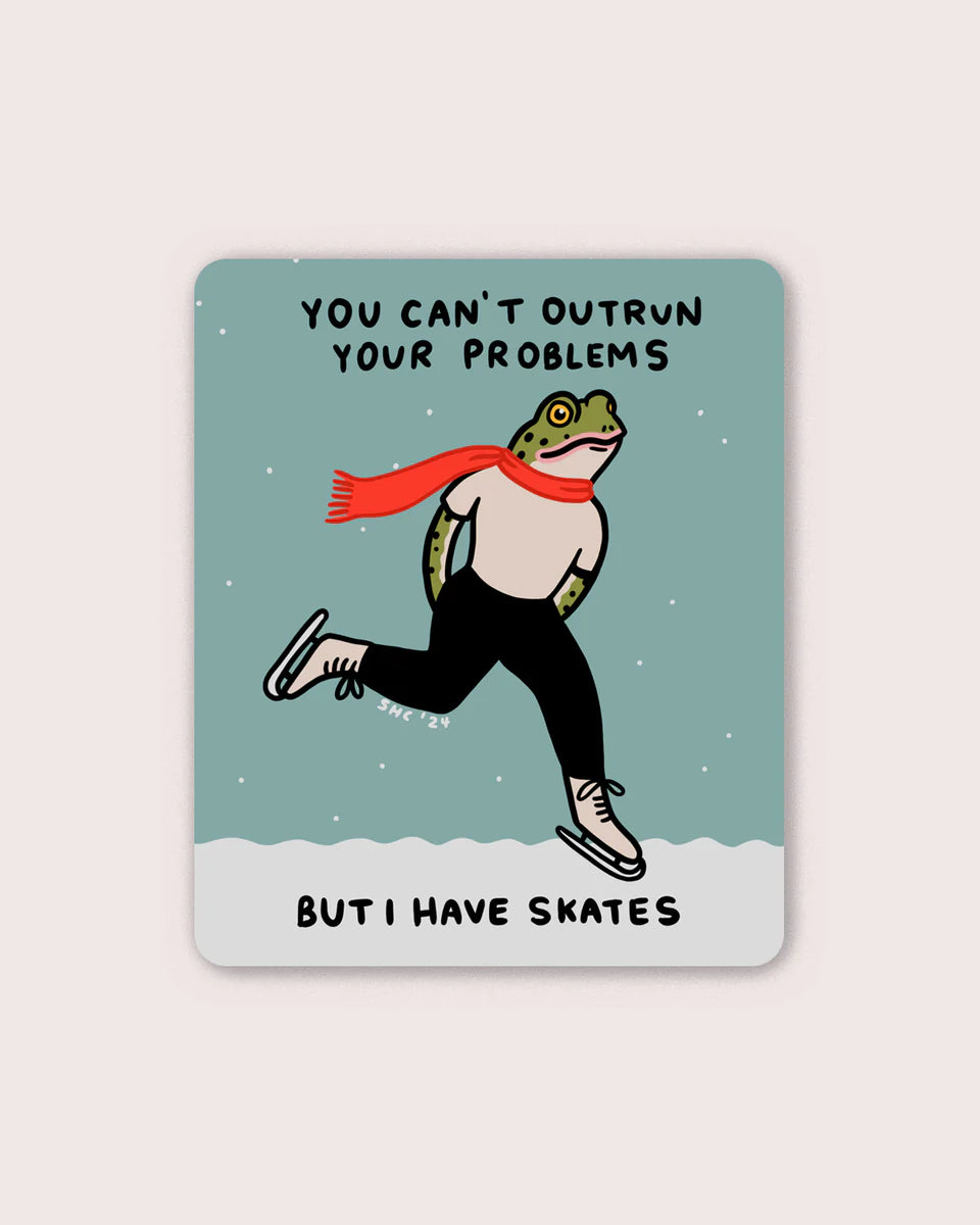 STAY HOME CLUB - VINYL STICKER - OUTRUN YOUR PROBLEMS