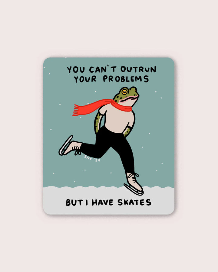 STAY HOME CLUB - VINYL STICKER - OUTRUN YOUR PROBLEMS