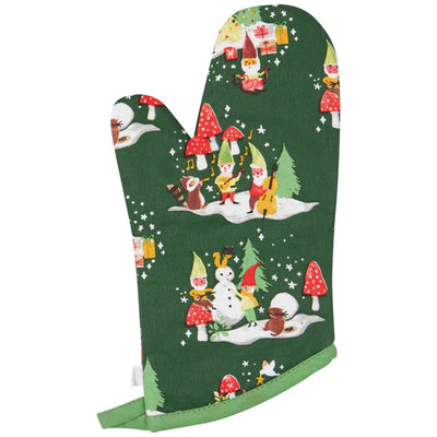 Gnome for the Holidays Oven Mitts | Set of 2