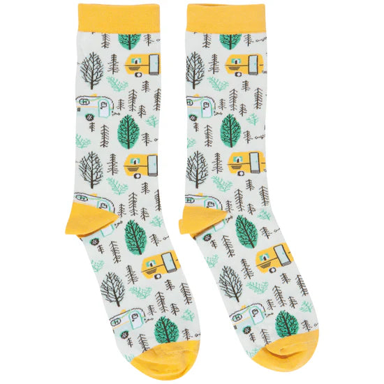 Sip & Sox | Happy Camper | Set of 2