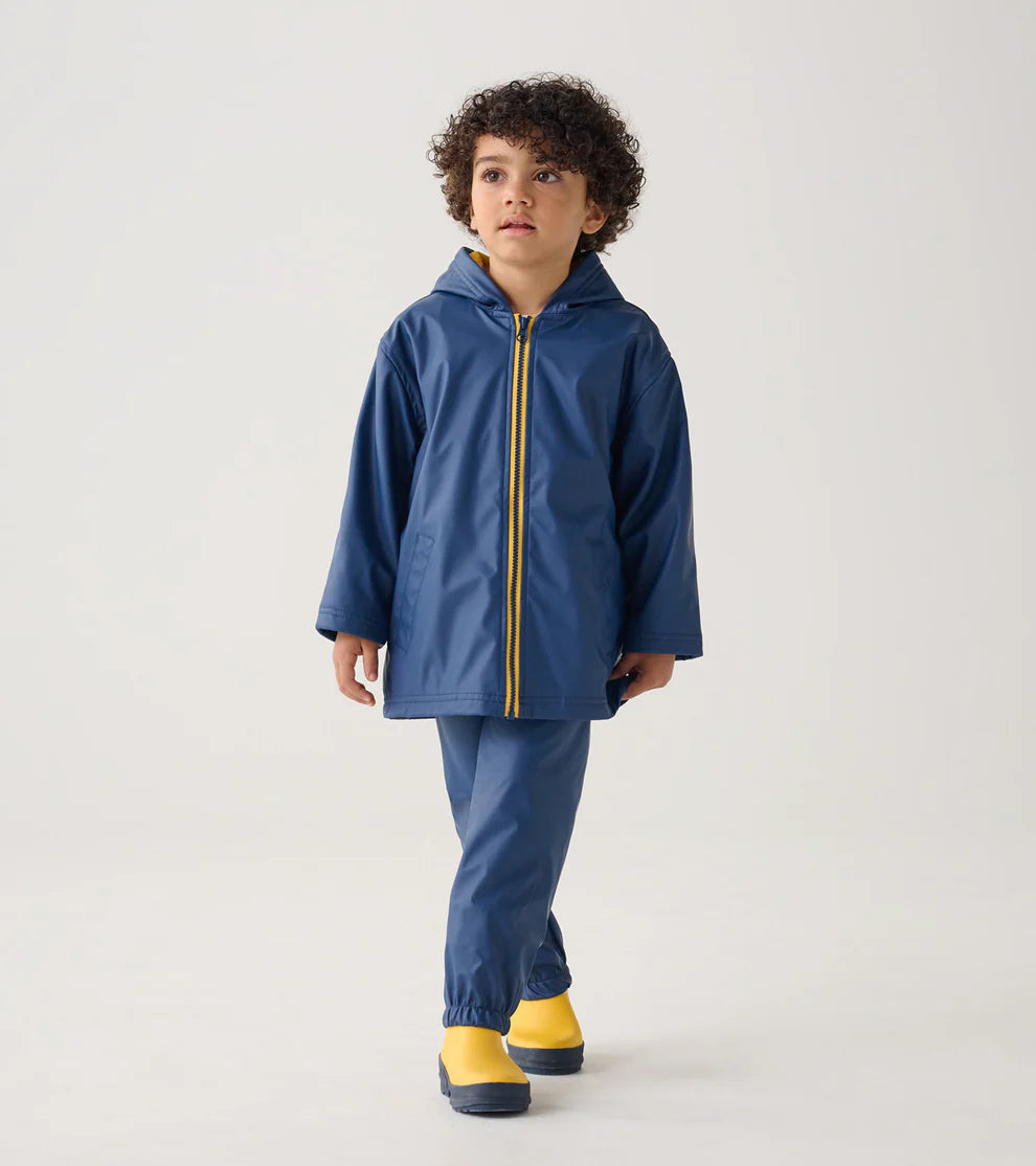 HATLEY | SPLASH JACKET | NAVY & YELLOW