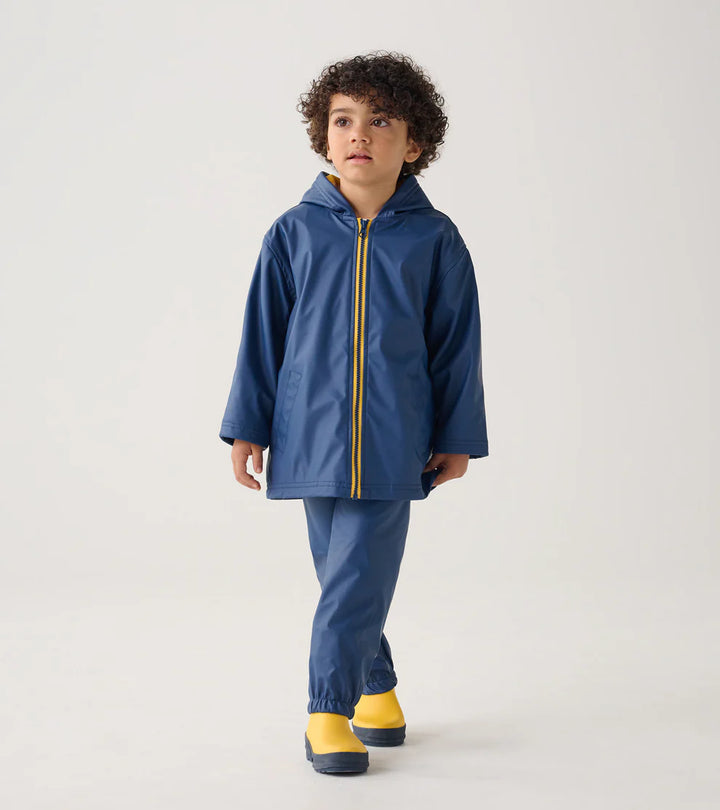 HATLEY | SPLASH JACKET | NAVY & YELLOW