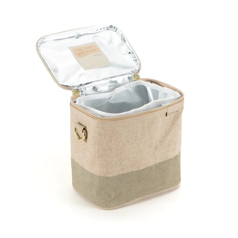 SoYoung | Cement Colour Block Petite Lunch Poche