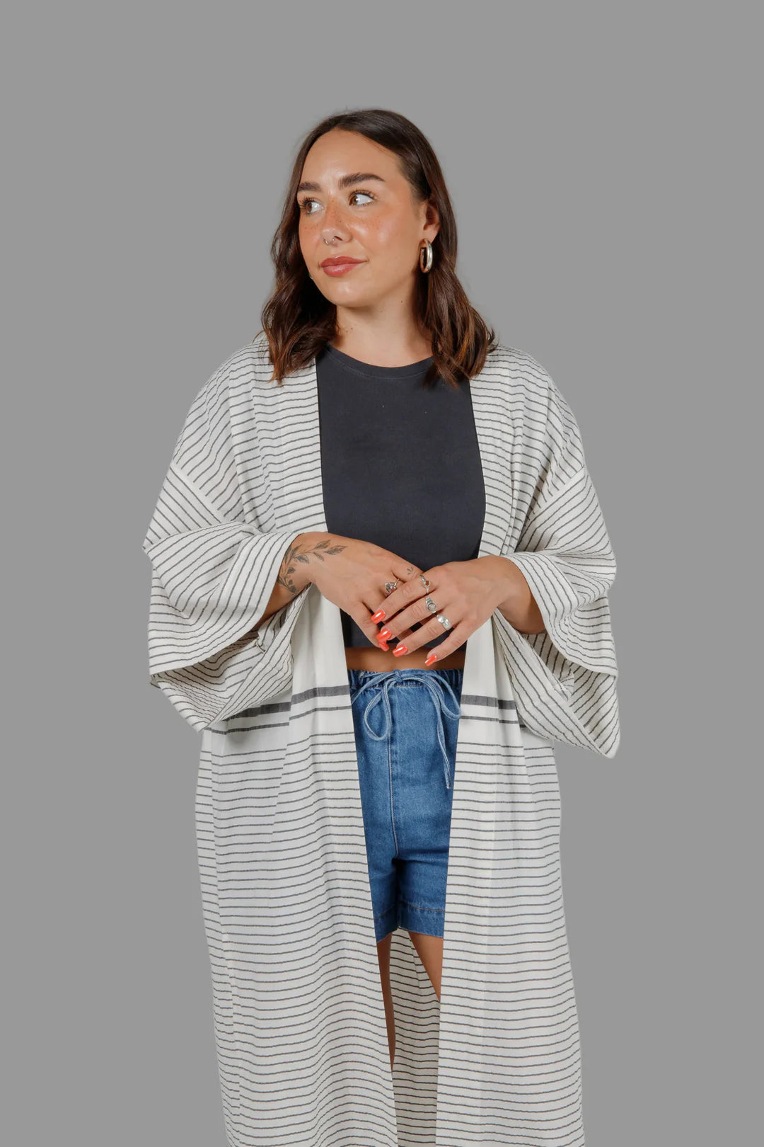 Tofino Towel | The Polly Long Open Cover Up