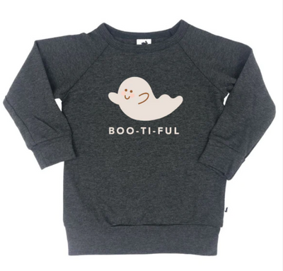 Boo-ti-ful Pullover | charcoal