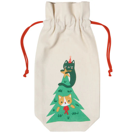 Wine Bag Set of 2 | Let it Meow