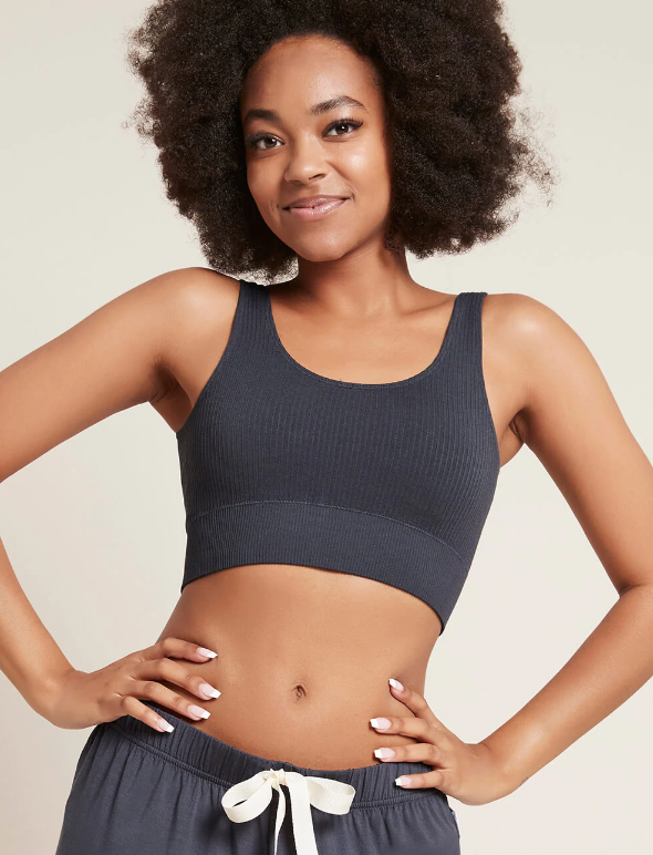 Ribbed Seamfree Crop | storm