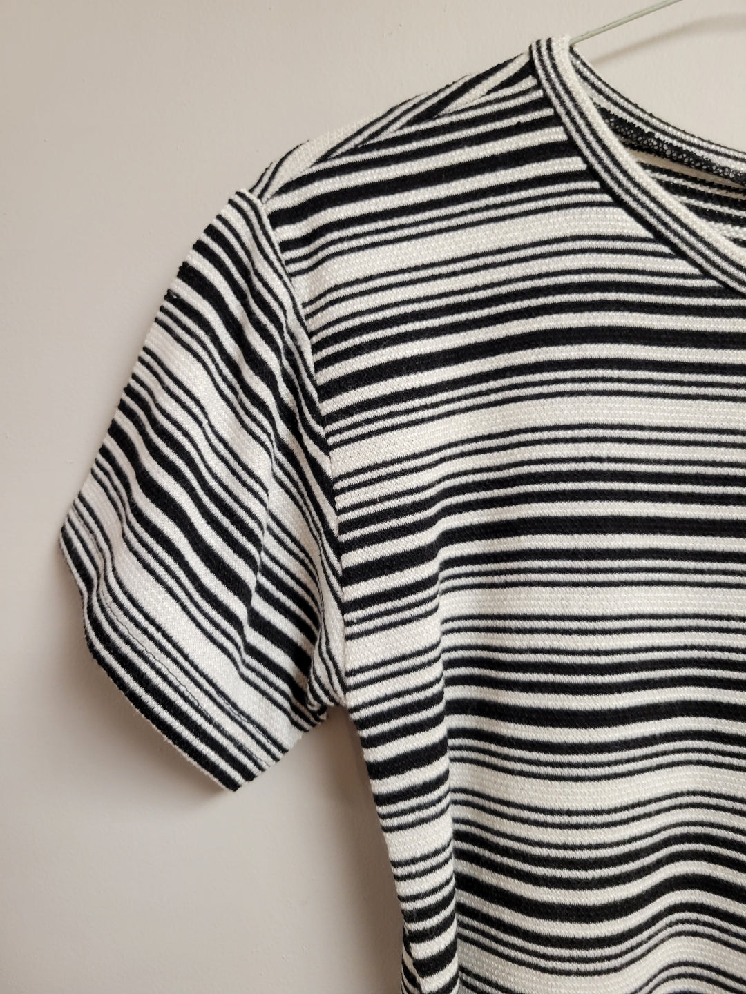 Steve Madden women's striped mini short sleeve dress