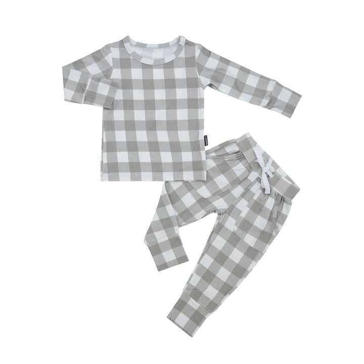 PJ Pocket Jogger Set | sage plaid