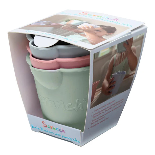 Scrunch Mini Bath Buckets - Set of 3
