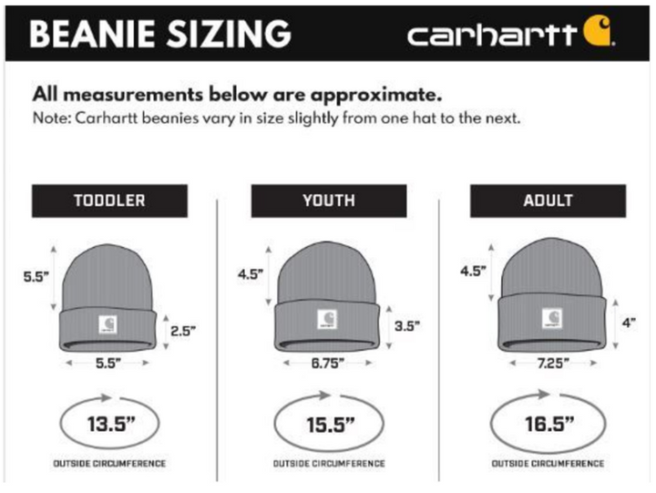 Unisex Acrylic Watch Hat Toque | black